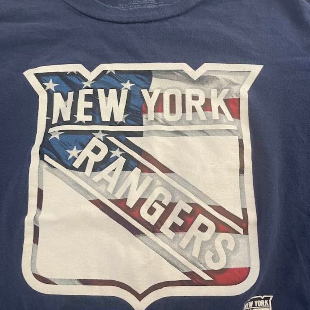 NY Rangers Mens Tee Shirt Large